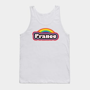 France Pride Rainbow Tank Top